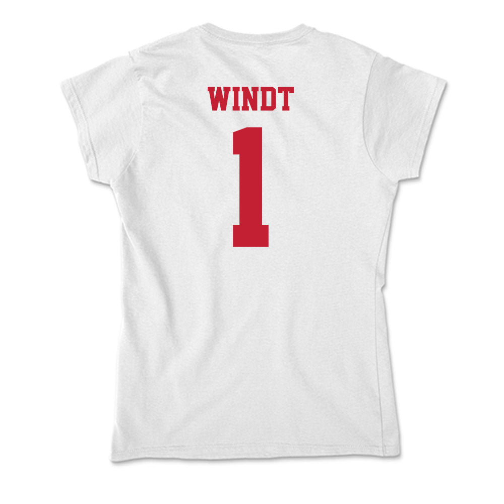 Ball State - NCAA Men's Volleyball : Tyler Windt - Classic Shersey Soft Style Women’s T-Shirt-1