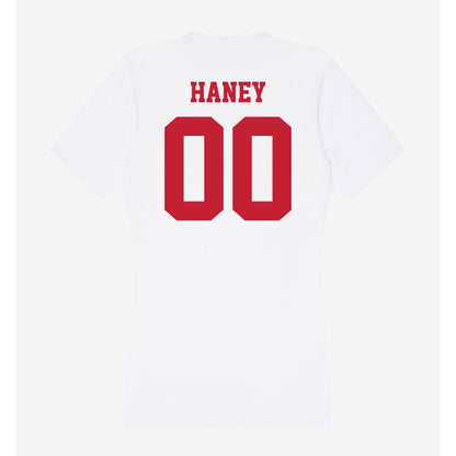 Ball State - NCAA Football : Zion Haney - Classic Shersey Women's V-Neck T-Shirt-1