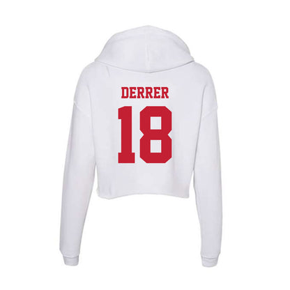 Ball State - NCAA Football : Bodie Derrer - Classic Shersey Women's Crop Fleece Hoodie-1