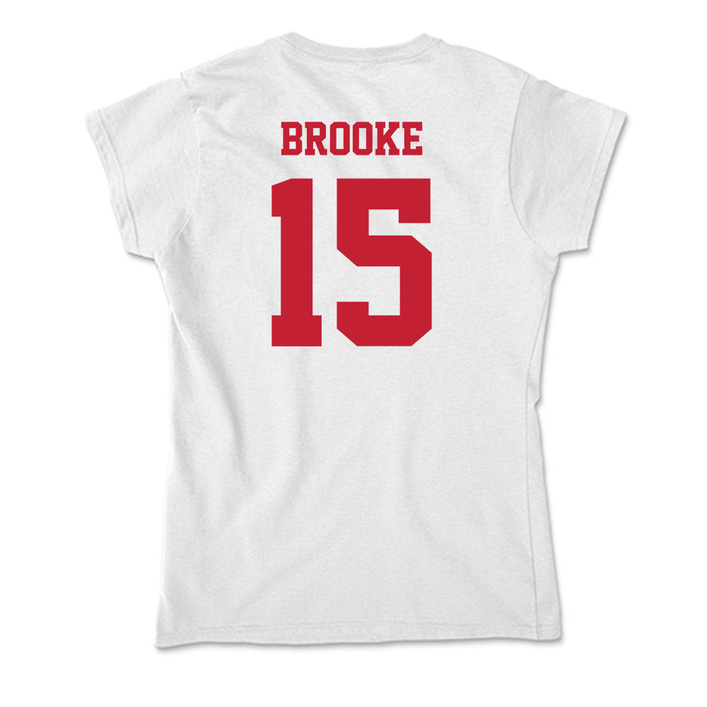Ball State - NCAA Women's Basketball : Ashlynn Brooke - Classic Shersey Soft Style Women’s T-Shirt-1