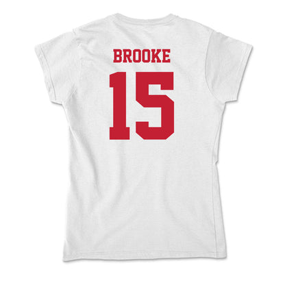 Ball State - NCAA Women's Basketball : Ashlynn Brooke - Classic Shersey Soft Style Women’s T-Shirt-1