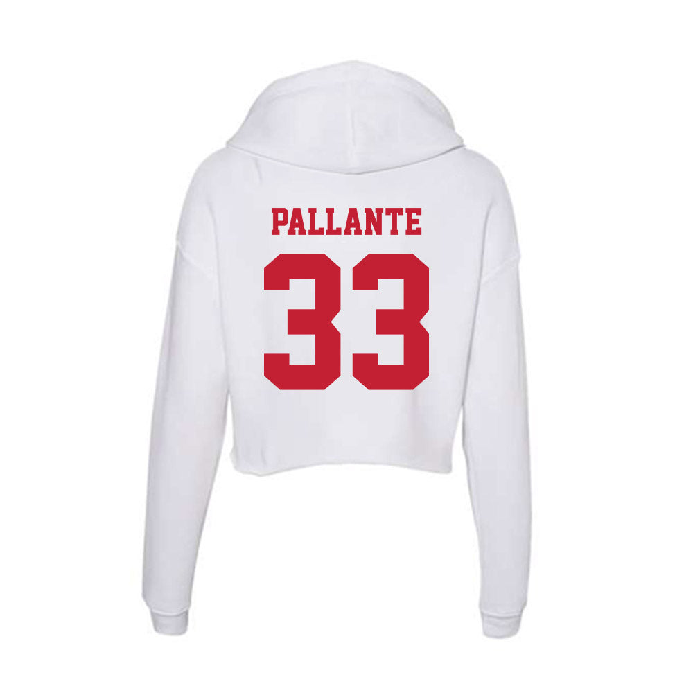 Ball State - NCAA Women's Soccer : Kate Pallante - Classic Shersey Women's Crop Fleece Hoodie-1