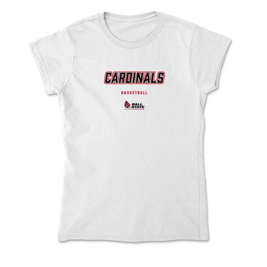 Ball State - NCAA Men's Basketball : Kjei Parker - Classic Shersey Soft Style Women’s T-Shirt-0