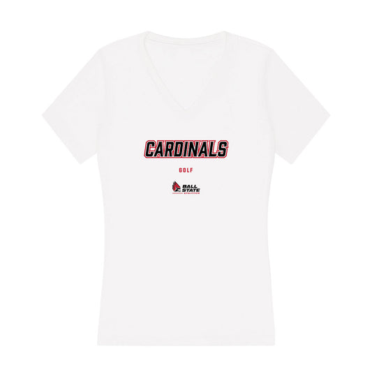 Ball State - NCAA Men's Golf : Samuel Harris - Classic Shersey Women's V-Neck T-Shirt-0