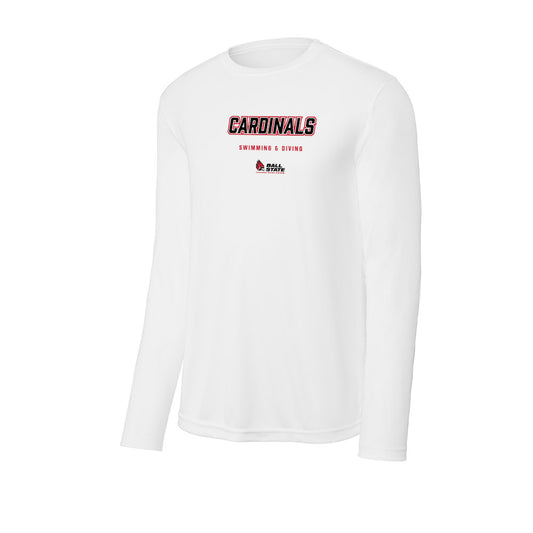 Ball State - NCAA Men's Swimming & Diving : Luke Pryor - Classic Shersey Activewear Long Sleeve T-Shirt-0