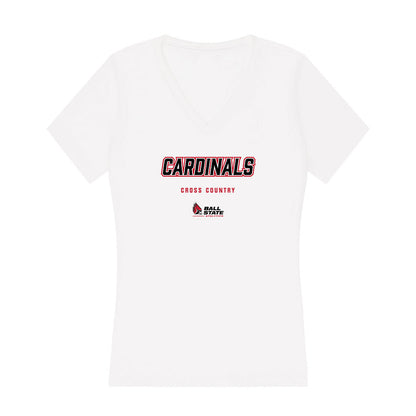 Ball State - NCAA Women's Cross Country : Sadey Seyferth - Classic Shersey Women's V-Neck T-Shirt-0