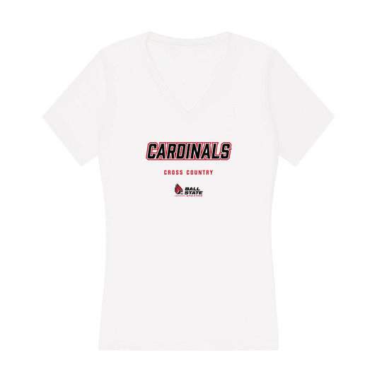 Ball State - NCAA Women's Cross Country : Sadey Seyferth - Classic Shersey Women's V-Neck T-Shirt-0