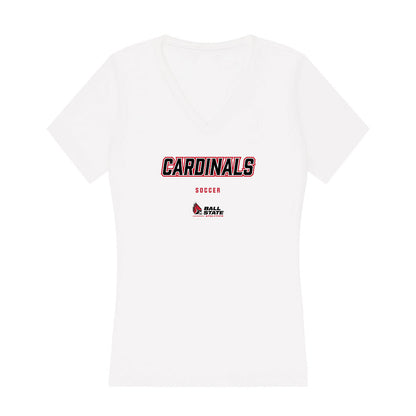 Ball State - NCAA Women's Soccer : Ainsley Schaufele - Classic Shersey Women's V-Neck T-Shirt-0