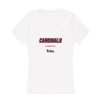 Ball State - NCAA Women's Gymnastics : Kinlee Bare - Classic Shersey Women's V-Neck T-Shirt-0