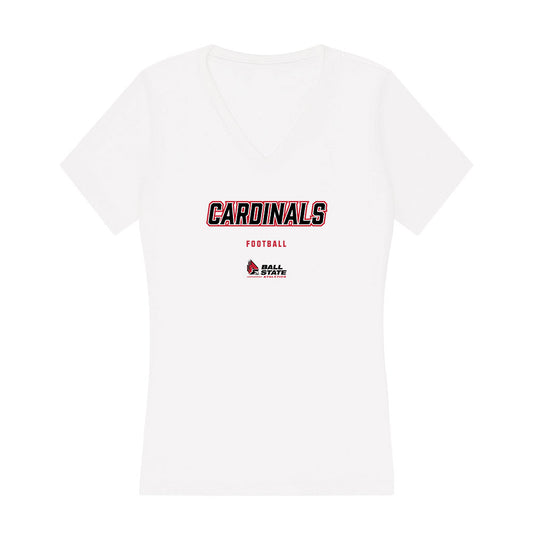 Ball State - NCAA Football : Cedric Franklin II - Classic Shersey Women's V-Neck T-Shirt-0