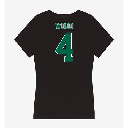 Tulane - NCAA Baseball : Tye Wood - Women's V-Neck T-Shirt-1