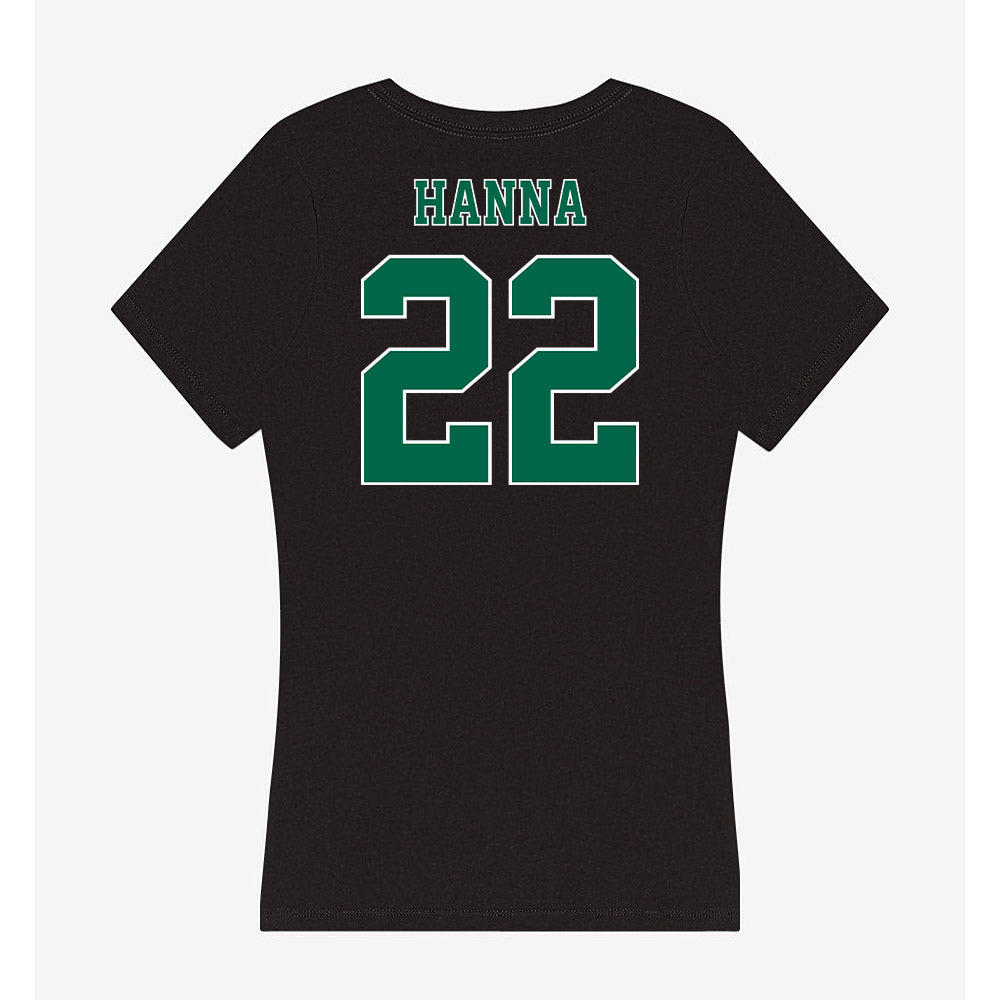 Tulane - NCAA Women's Basketball : Dyllan Hanna - Women's V-Neck T-Shirt-1