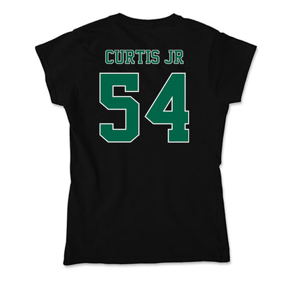 Tulane - NCAA Football : Jeffrey Curtis Jr - Soft Style Women’s T-Shirt-1