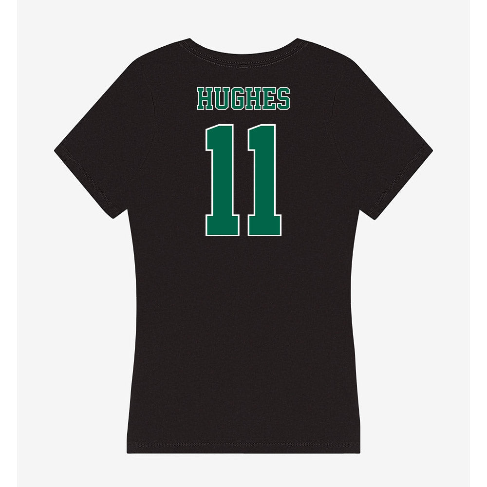 Tulane - NCAA Football : Dalton Hughes - Women's V-Neck T-Shirt-1