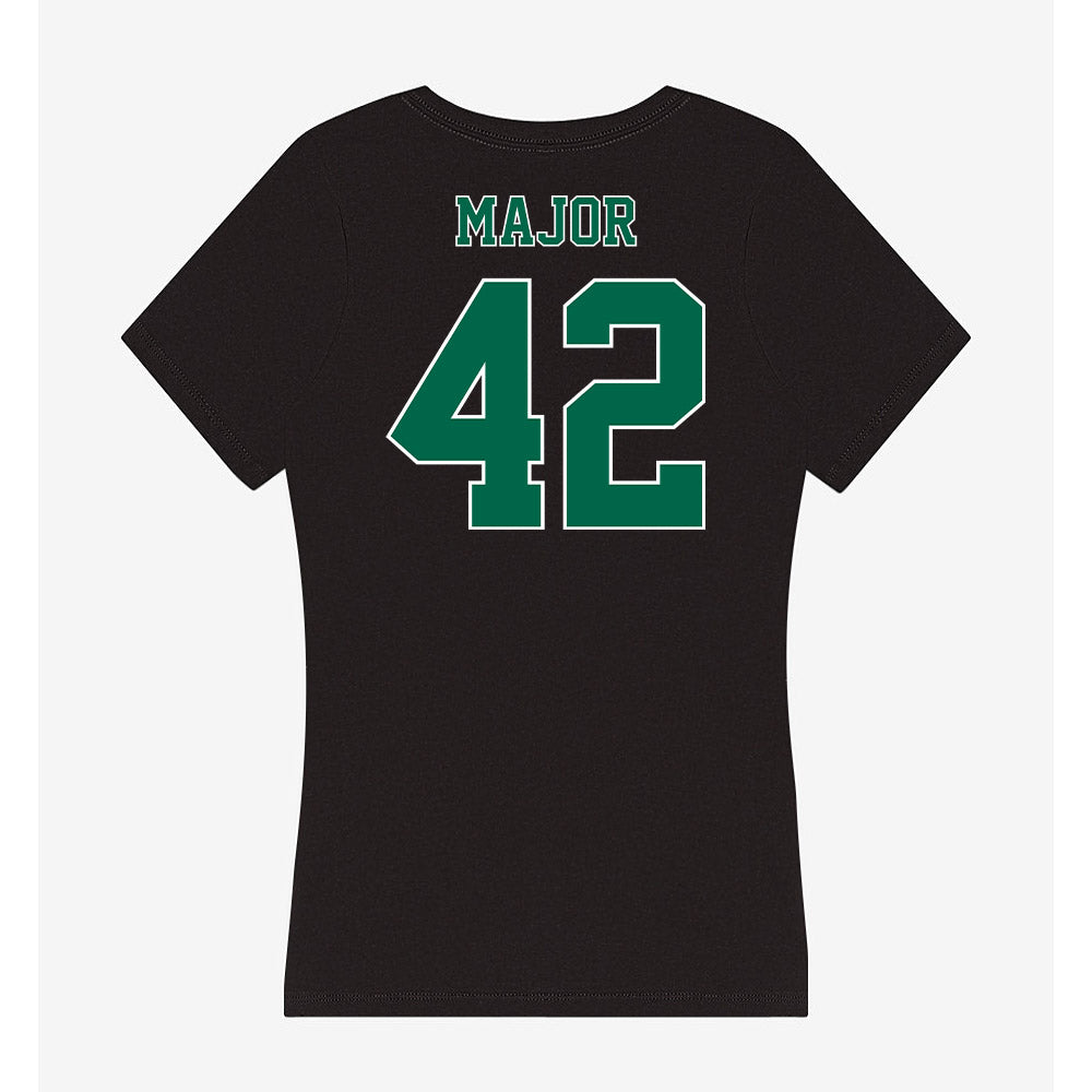 Tulane - NCAA Baseball : Matthew Major - Women's V-Neck T-Shirt-1