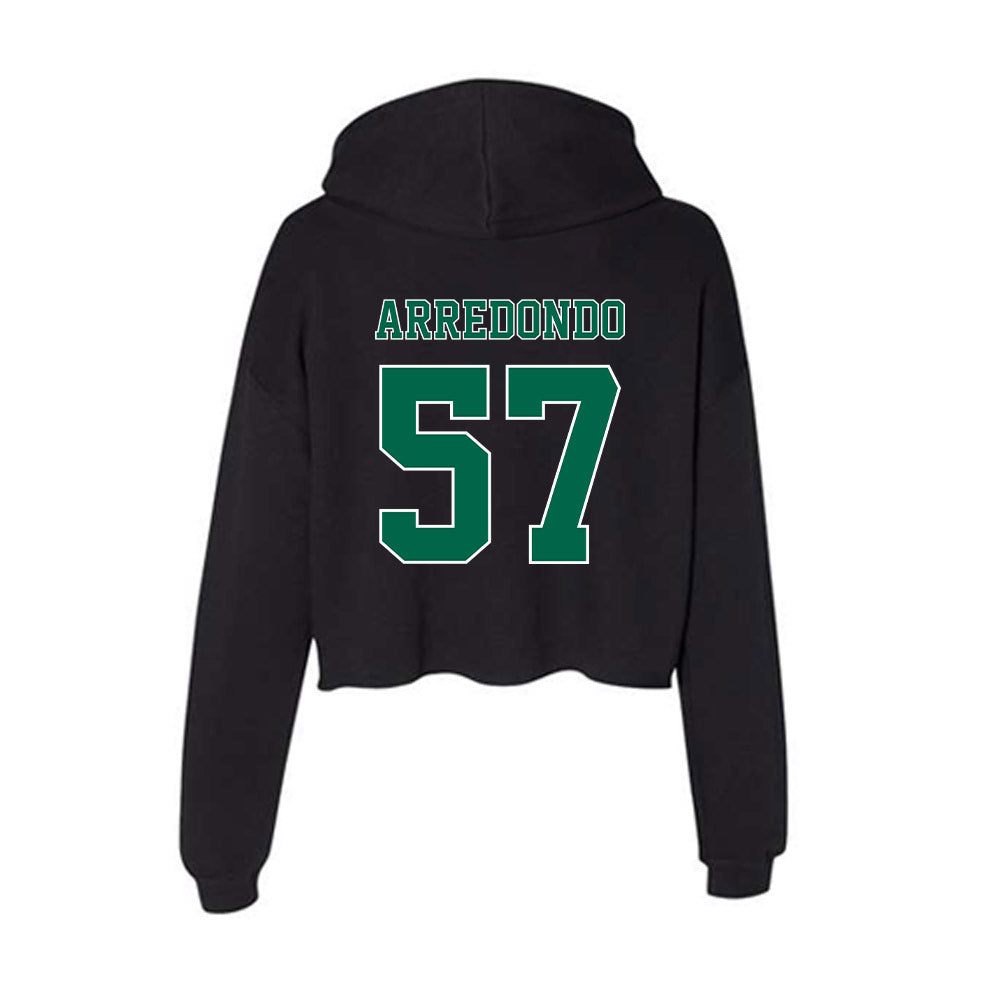 Tulane - NCAA Football : Jason Arredondo - Women's Crop Fleece Hoodie-1