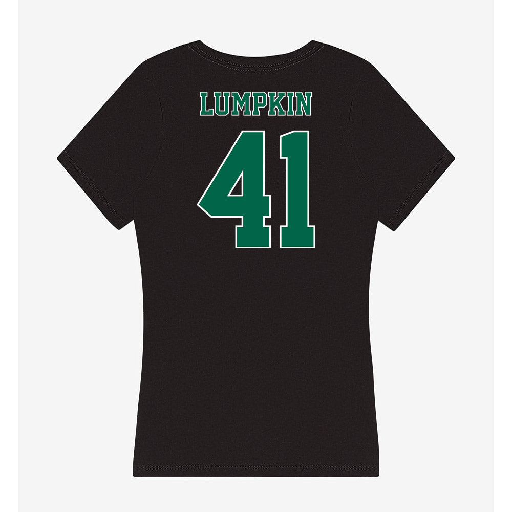 Tulane - NCAA Football : Chan Lumpkin - Women's V-Neck T-Shirt-1