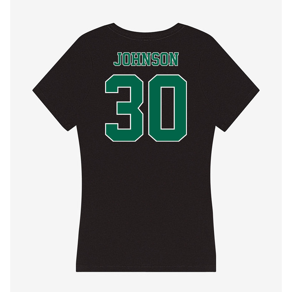 Tulane - NCAA Baseball : Nate Johnson - Women's V-Neck T-Shirt-1