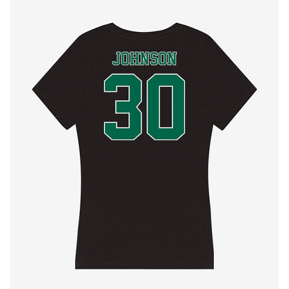 Tulane - NCAA Baseball : Nate Johnson - Women's V-Neck T-Shirt-1