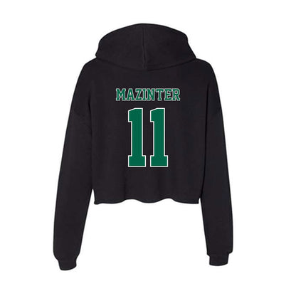 Tulane - NCAA Baseball : Max Mazinter - Women's Crop Fleece Hoodie-1