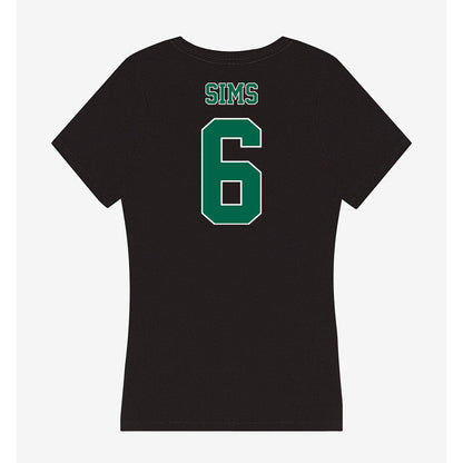 Tulane - NCAA Football : Joshua Sims - Women's V-Neck T-Shirt-1