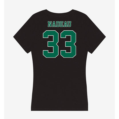 Tulane - NCAA Men's Basketball : Tj Nadeau - Women's V-Neck T-Shirt-1