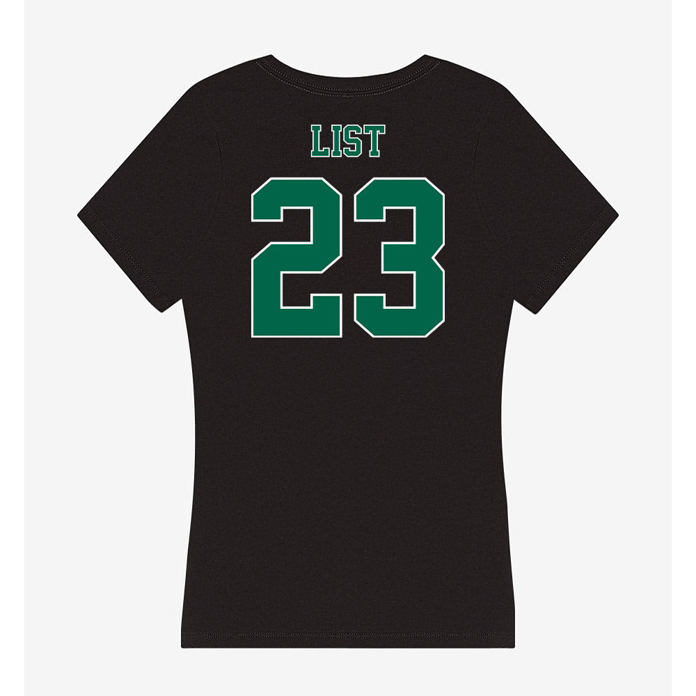 Tulane - NCAA Women's Volleyball : Chloe List - Women's V-Neck T-Shirt-1