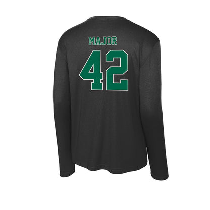 Tulane - NCAA Baseball : Matthew Major - Activewear Long Sleeve T-Shirt-1