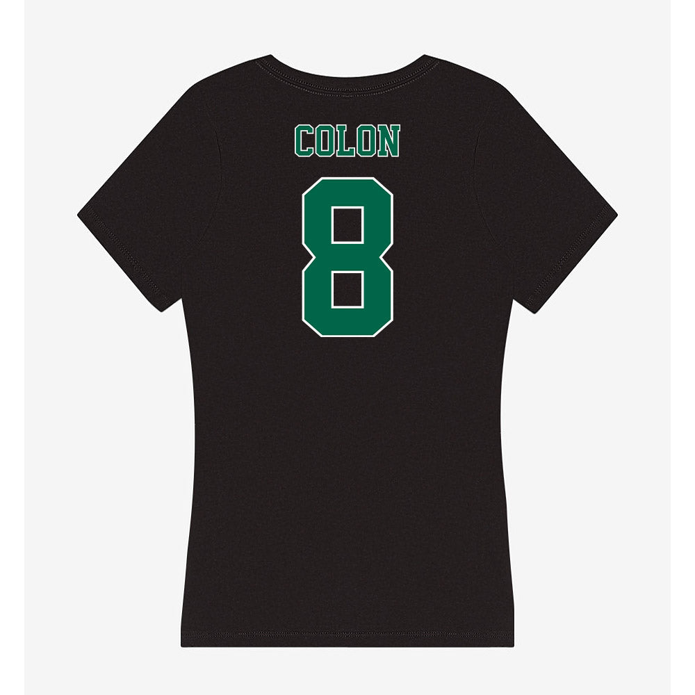 Tulane - NCAA Women's Bowling : Valeria Colon - Women's V-Neck T-Shirt-1