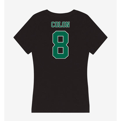 Tulane - NCAA Women's Bowling : Valeria Colon - Women's V-Neck T-Shirt-1