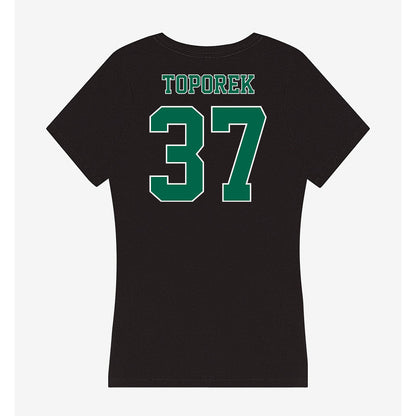 Tulane - NCAA Baseball : Jake Toporek - Women's V-Neck T-Shirt-1