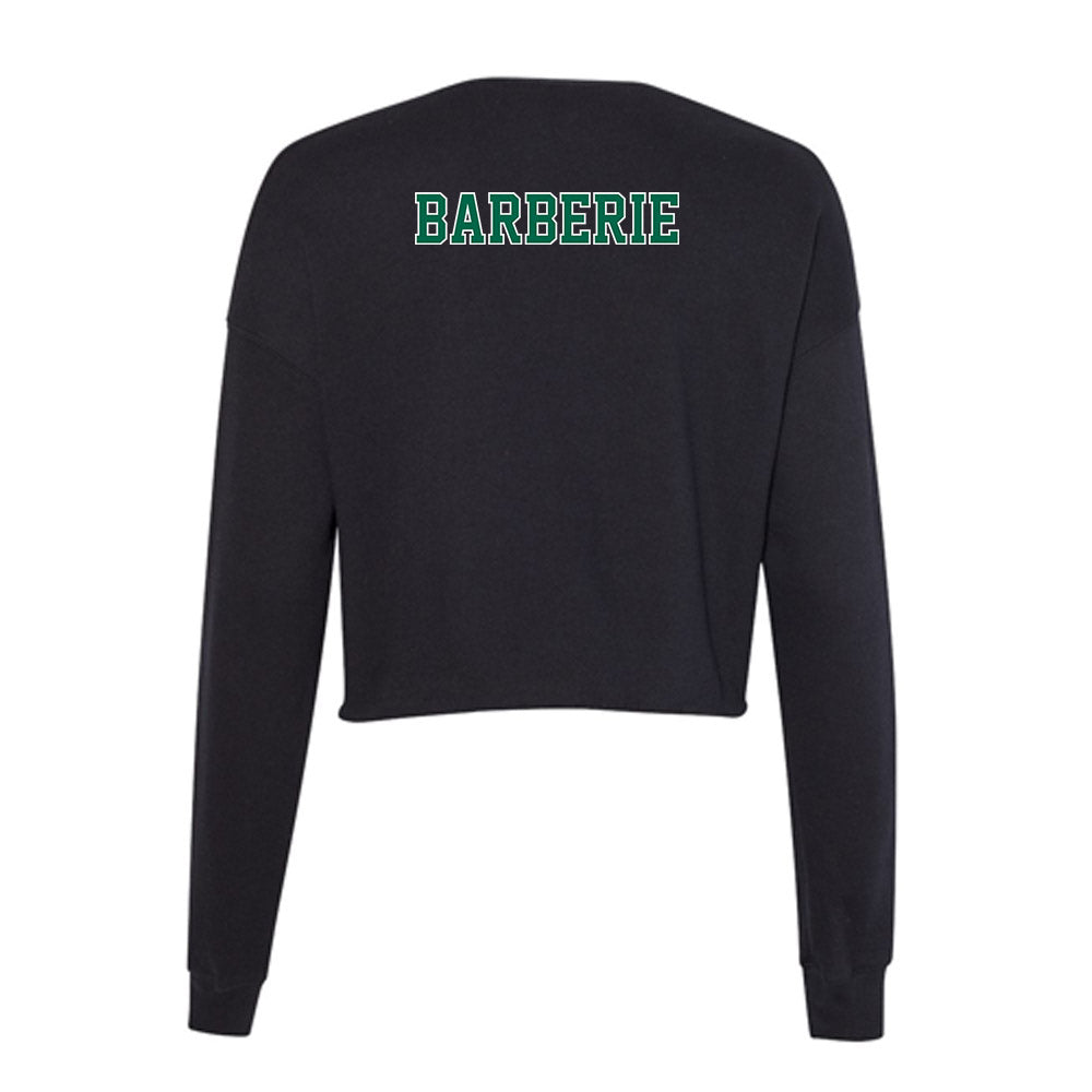 Tulane - NCAA Women's Swimming & Diving : Danielle Barberie - Women's Cropped Crew Fleece-1