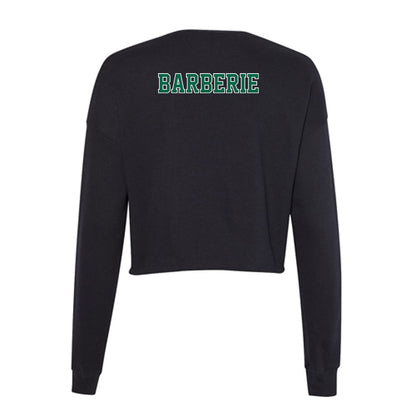 Tulane - NCAA Women's Swimming & Diving : Danielle Barberie - Women's Cropped Crew Fleece-1