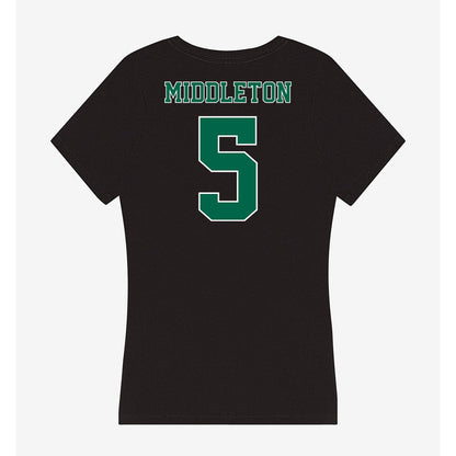 Tulane - NCAA Men's Basketball : Scotty Middleton - Women's V-Neck T-Shirt-1