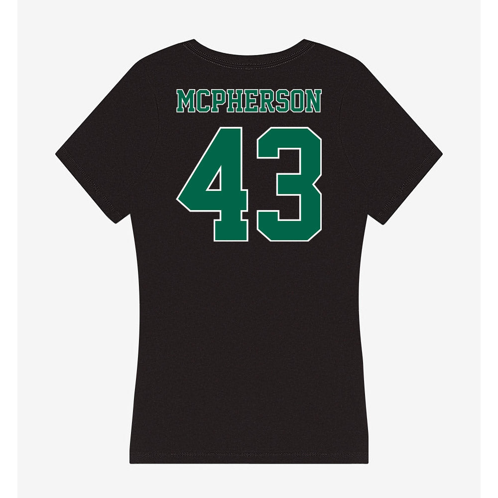 Tulane - NCAA Football : Grayson McPherson - Women's V-Neck T-Shirt-1