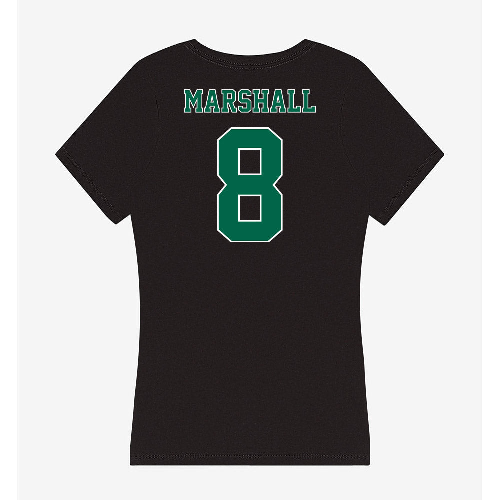 Tulane - NCAA Women's Basketball : Mecailin Marshall - Women's V-Neck T-Shirt-1