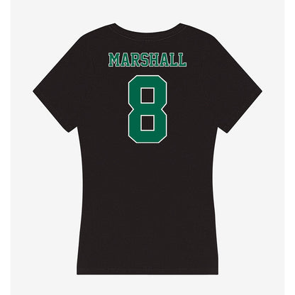 Tulane - NCAA Women's Basketball : Mecailin Marshall - Women's V-Neck T-Shirt-1