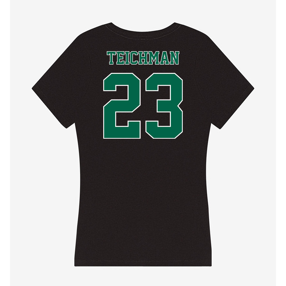 Tulane - NCAA Football : Rudy Teichman - Women's V-Neck T-Shirt-1