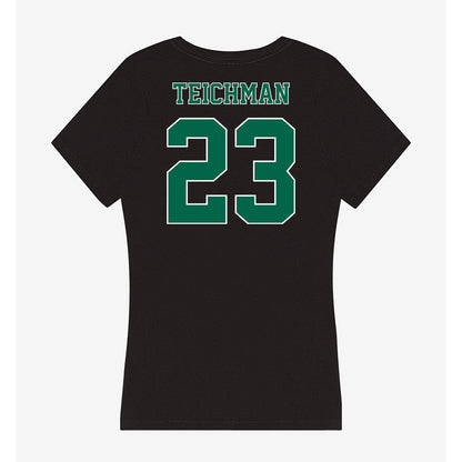 Tulane - NCAA Football : Rudy Teichman - Women's V-Neck T-Shirt-1