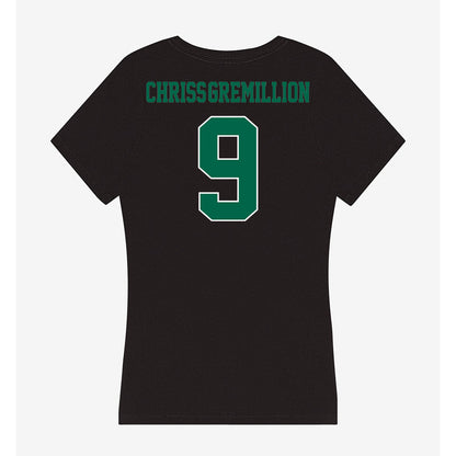 Tulane - NCAA Football : Zeon Chriss-Gremillion - Women's V-Neck T-Shirt-1