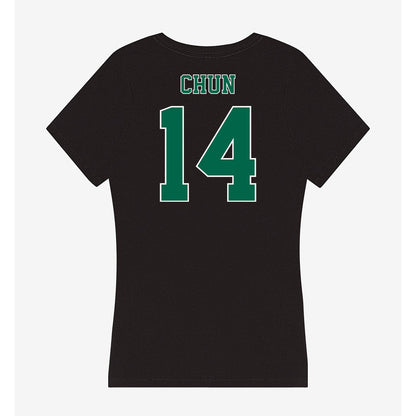 Tulane - NCAA Baseball : Tanner Chun - Women's V-Neck T-Shirt-1