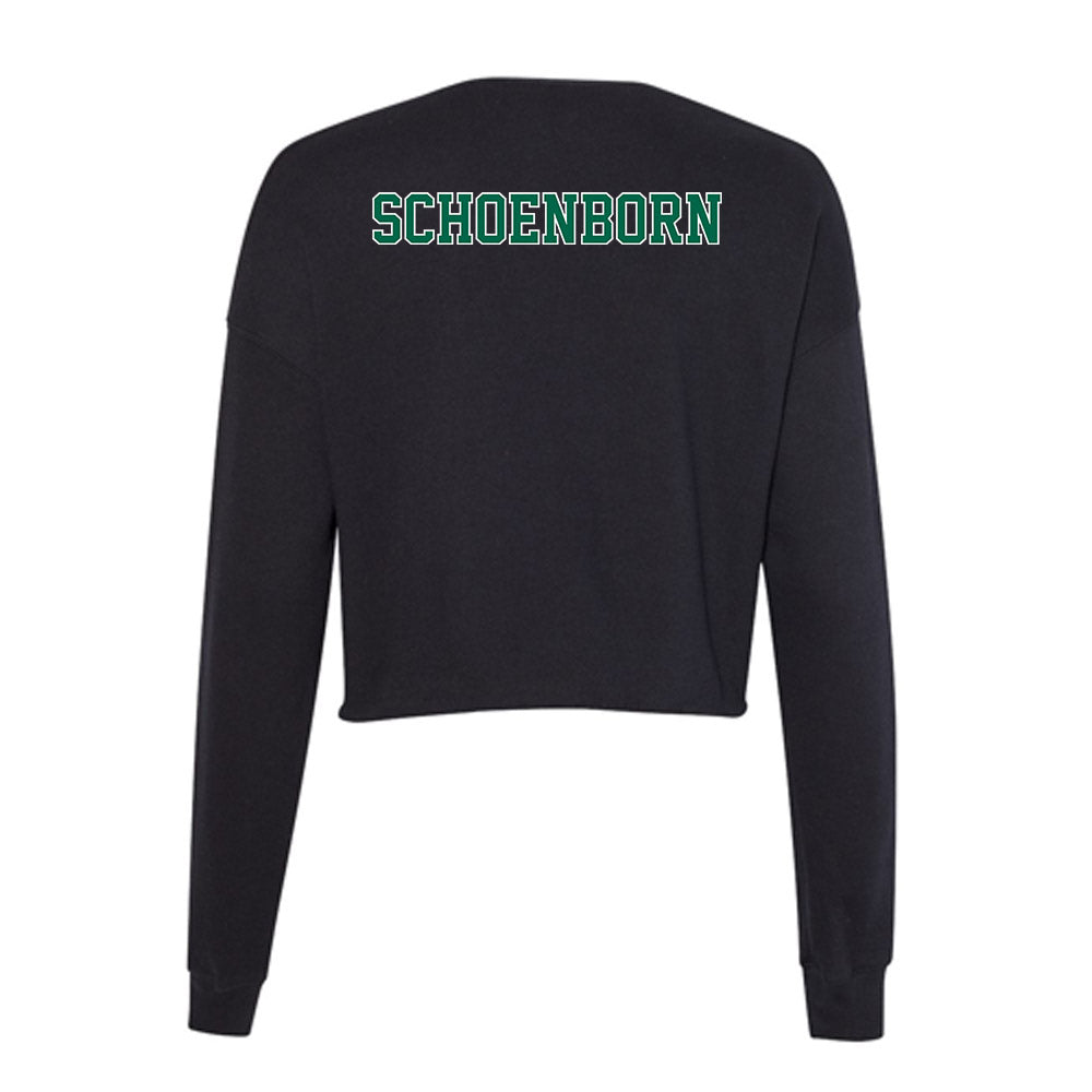 Tulane - NCAA Women's Swimming & Diving : Samantha Schoenborn - Women's Cropped Crew Fleece-1