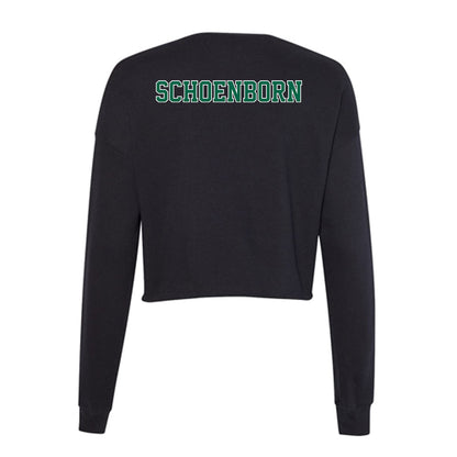 Tulane - NCAA Women's Swimming & Diving : Samantha Schoenborn - Women's Cropped Crew Fleece-1
