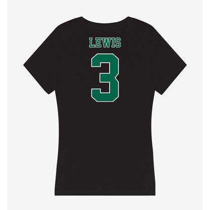 Tulane - NCAA Men's Basketball : Krystian Lewis - Women's V-Neck T-Shirt-1