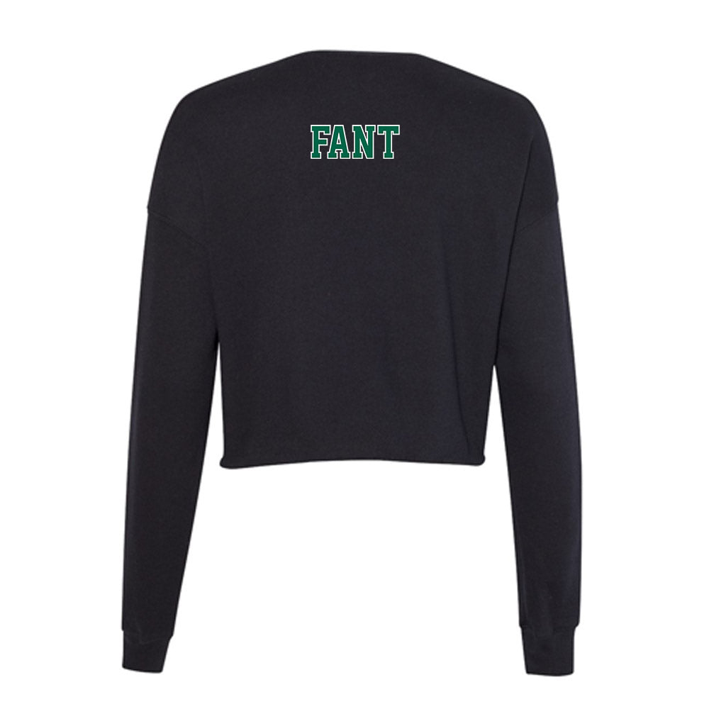 Tulane - NCAA Women's Swimming & Diving : Nicole Fant - Women's Cropped Crew Fleece-1