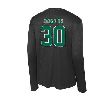 Tulane - NCAA Baseball : Nate Johnson - Activewear Long Sleeve T-Shirt-1
