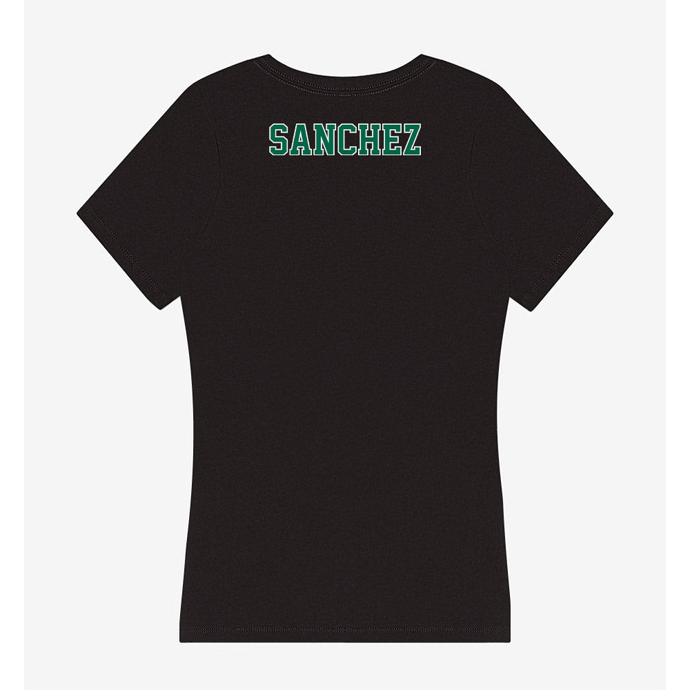 Tulane - NCAA Women's Swimming & Diving : Franchesca Sanchez - Women's V-Neck T-Shirt-1