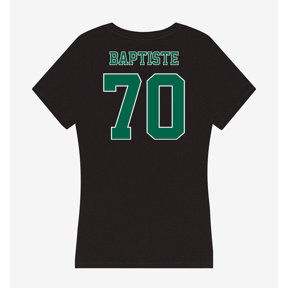 Tulane - NCAA Football : Juelz Baptiste - Women's V-Neck T-Shirt-1