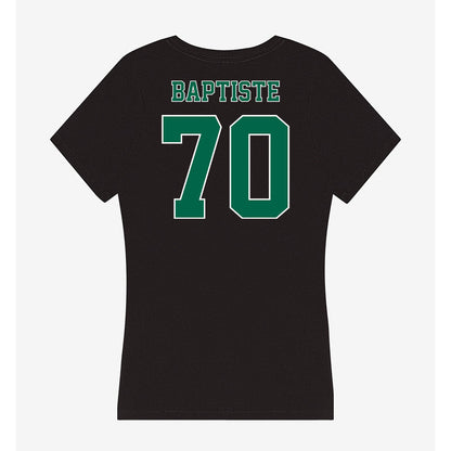 Tulane - NCAA Football : Juelz Baptiste - Women's V-Neck T-Shirt-1