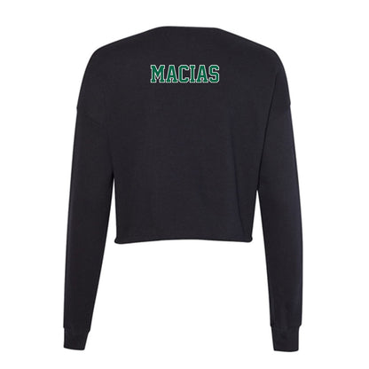 Tulane - NCAA Women's Golf : Sophia Macias - Women's Cropped Crew Fleece-1